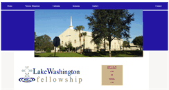 Desktop Screenshot of lakewashingtonfellowship.com